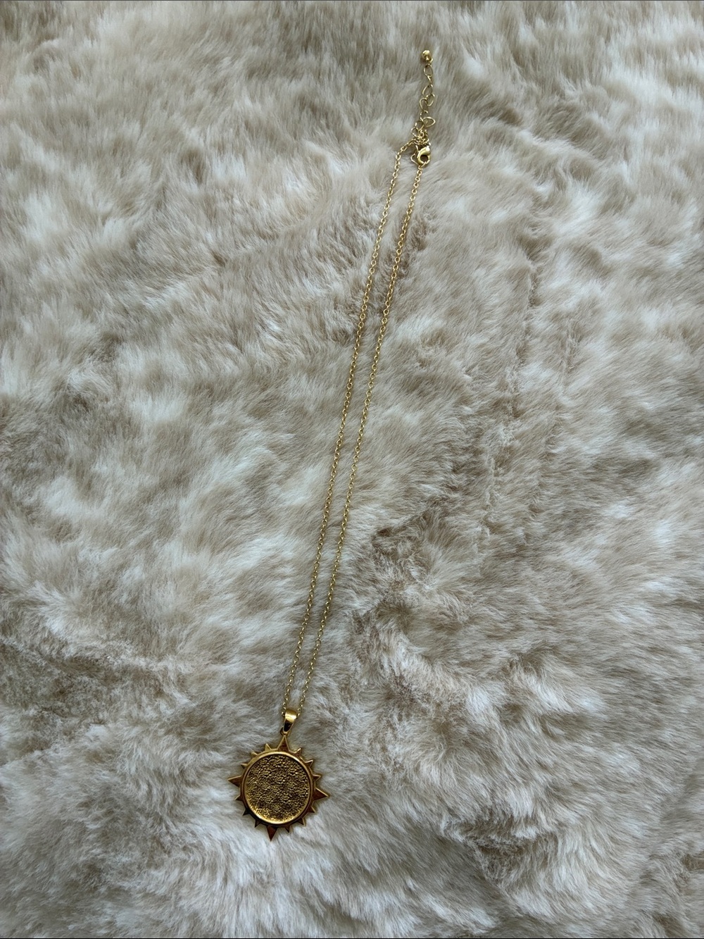 Uncommon James Gold Sunburst Pendant Necklace